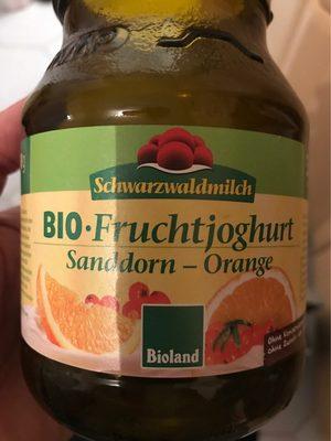 Bio Joghurt Mit Frchten, Sanddorn Orange