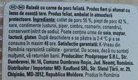 K-Vreau Din Romania Rulada Cu Carne De Porc Ingredients