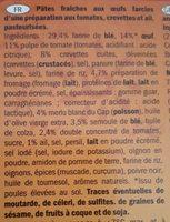 Mezzalune Con Gambas Ingredients