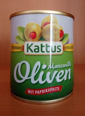 Manzanilla Oliven Mit Paprikapaste