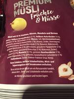 Premium Msli Ingredients
