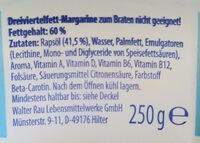 Vita-Reform Dreiviertelfett-Margarine Ingredients