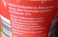 Erdbeer Cremiger Fruchtaufstrich Ingredients