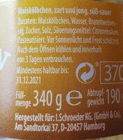 Maisklbchen S-sauer Ingredients