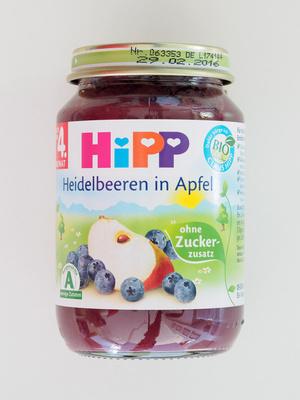 Heidelbeeren In Apfel