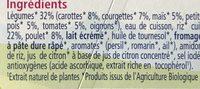 Risotto Lgumes Petits Pois Poulet Ingredients