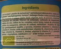 Lait Pour Nourissons 1 Ingredients