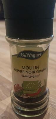 Moulin Poivre Noir En Grains Biologique 