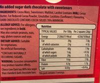 Choco-low Ingredients