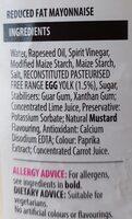 Light Mayonnaise Ingredients