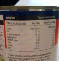 Greenvale Perfect For Cakes Nutrition Label