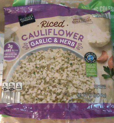 Riced Cauliflower Garlic And Herb