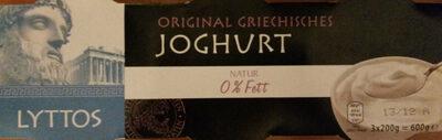 Original Griechisches Joghurt Natur 0% Fett