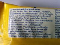 Marmor Snack Ingredients