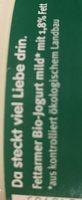 Fettarmer Bio Joghurt Mild 1, 8 %, Natur Ingredients