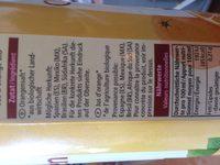 Jus D'orange Ingredients