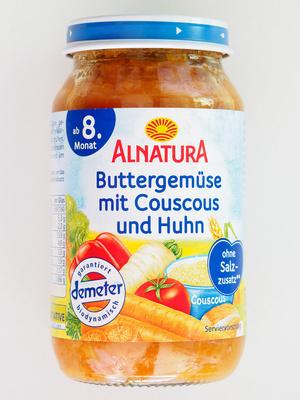 Buttergemse Mit Couscous Und Huhn