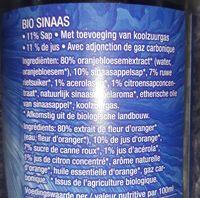 Iris Bio Gazeuse Ingredients