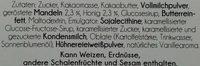 Edler Zartbitterer Schokoladen-Riegel Mit Weien Schokogipfeln Ingredients
