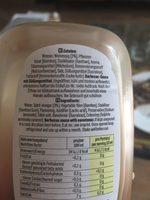 Body Attack American BBQ Sauce Merken Ingredients