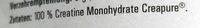 Creatine Monohydrate Ingredients