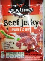 Jack Link's Beef Jerky Sweet & Hot 25G Report Card