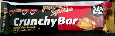 CrunchyBar Vanille Geschmack Mit Crunchy Karamell