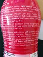 High Protein Vanille Geschmack Ingredients