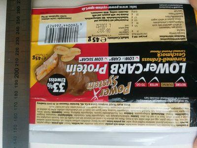 LOWerCARB Protein Karamell-Erdnuss-Geschmack