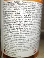 Best Body Nutrition Low Carb Vital Drink, Pfirsich-maracuja Ingredients