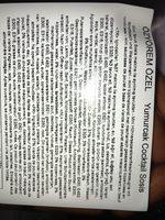 Sosis Cocktail Ingredients