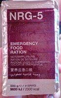 Ration De Nourriture D'Urgence NRG-5 Report Card
