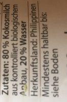 Lait De Coco Bio - 400ML - Dr. Goerg Ingredients