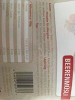 Konzelmanns Beerenmsli Ingredients