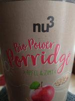Nu3 Bio Power Porridge, Apfel & Zimt, 6 X Report Card