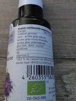 Huile De Chardon Marie 100ML Ingredients