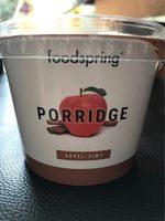Foodspring Porridge Pomme Cannelle Report Card
