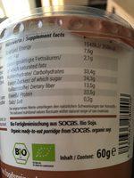 Foodspring Porridge Pomme Cannelle Ingredients