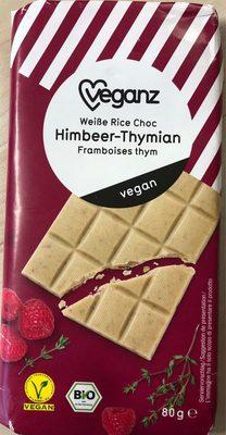 Weie Rice Choc Himbeer-thymian, Vegan