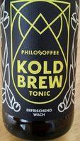 Kold Brew Tonic Report Card