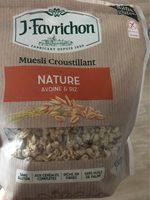 Muesli Croustillant Nature Report Card