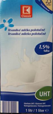 Trvanliv Mlieko Polotun 1,5 %