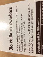 Enerbio Bio Vollkorn-zwieback Ingredients