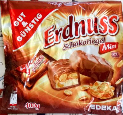 Erdnuss Schokoriegel Mini