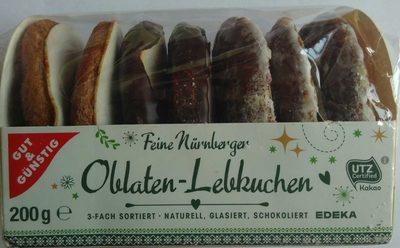 Oblaten-Lebkuchen 3-fach Sortiert