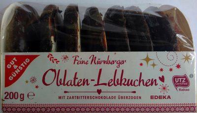 Oblaten-Lebkuchen Zartbitter