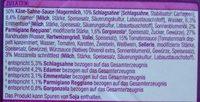 Fettuccine Kse-Sahne Ingredients