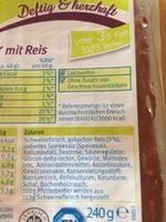Pfefferbeier Mit Reis Ingredients
