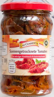Sonnengetrocknete Tomaten In Wrziger Knoblauch-Krutermarinade
