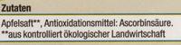 Apfel Direktsaft Ingredients